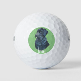 porträtt bild i den svarta arbetaren hund