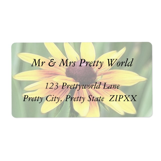 Porträtt - Black Eyed Susan Fraktsedel (Framsidan)