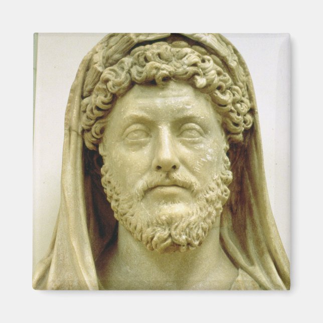 Porträtt bust av Marcus Aurelius Magnet (Framsidan)