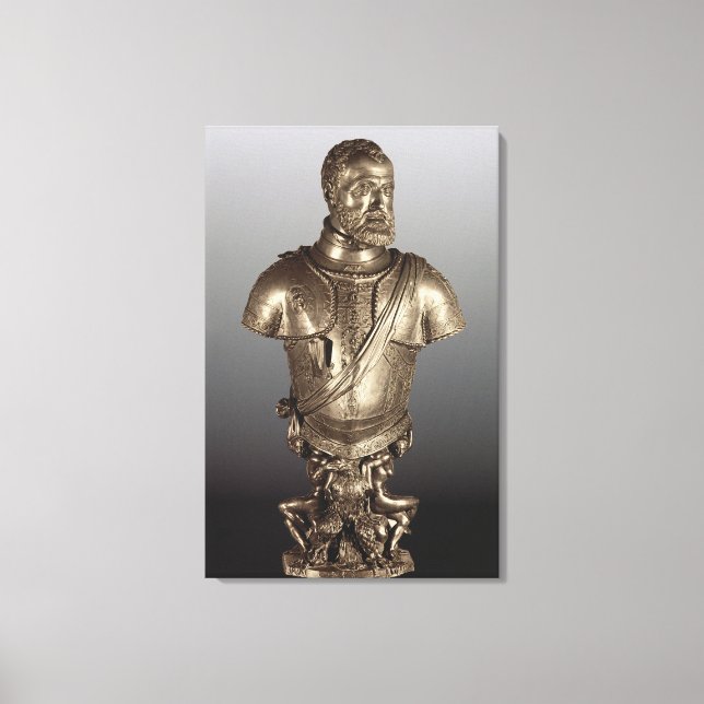 Porträtt bust canvastryck (Framsida)