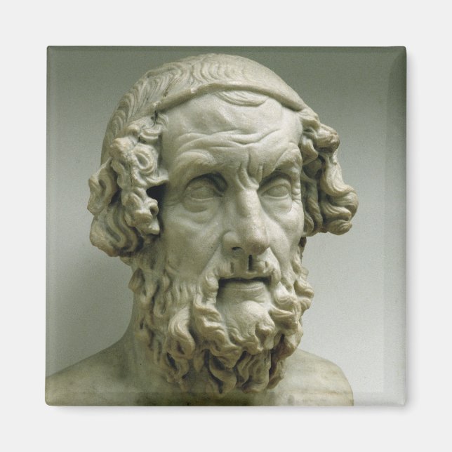 Porträtt bust of Homer Magnet (Framsidan)