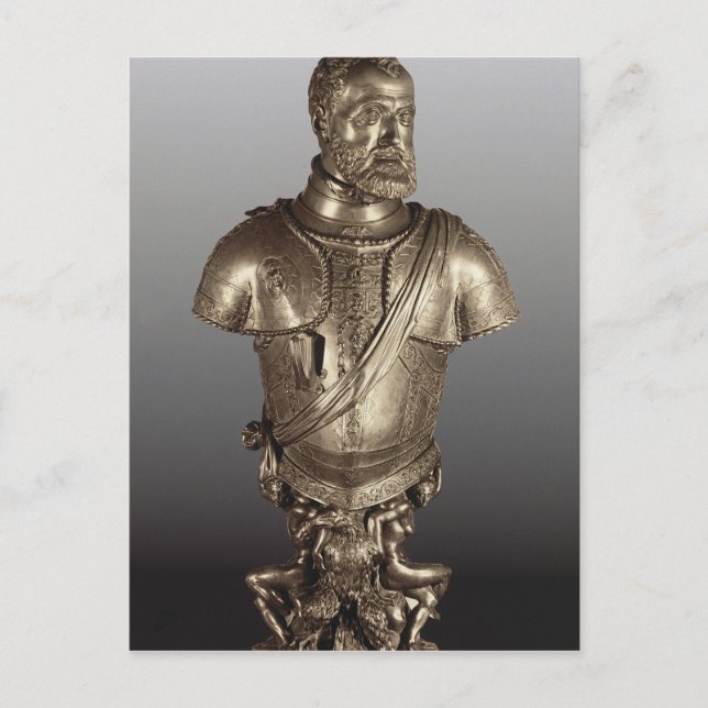 Porträtt bust vykort (Framsida)