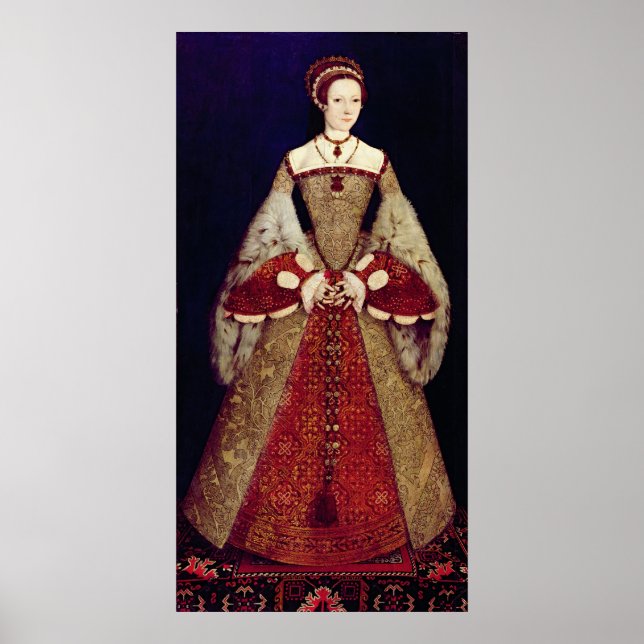 Porträtt, Catherine Parr, 1545 Poster (Framsidan)