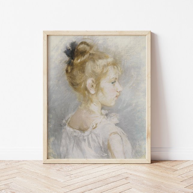 Porträtt de Blanche Pontillon | Berthe Morisot Poster (Skapare uppladdad)