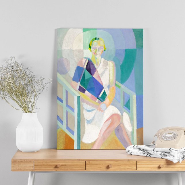 Porträtt de Madame Heim, Delaunay Poster (Skapare uppladdad)