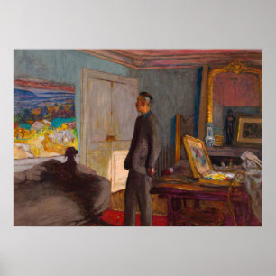 Porträtt de Pierre Bonnard, 1930-1935 av Vuillard Poster