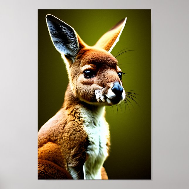 porträtt digitala konst poster (Framsidan)