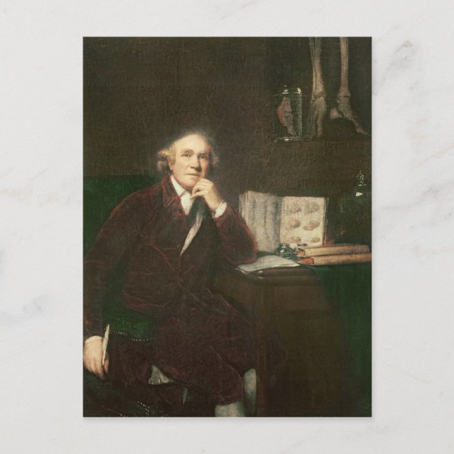 Porträtt efter Herr Joshua Vykort (Framsida)