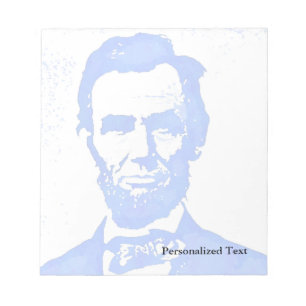 Porträtt för Abraham Lincoln popkonst Anteckningsblock