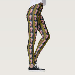 Porträtt för Alexander Hamilton popkonst Leggings
