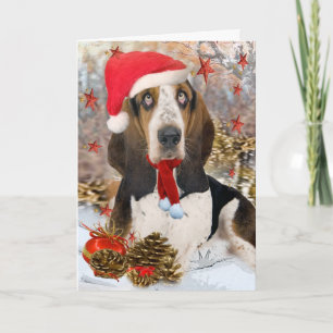 Porträtt för Bassethundjul Helgkort