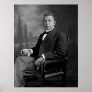 Porträtt för Booker T. Washington vid Harris & Poster