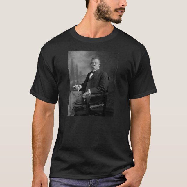 Porträtt för Booker T. Washington vid Harris & T-shirt (Framsida)