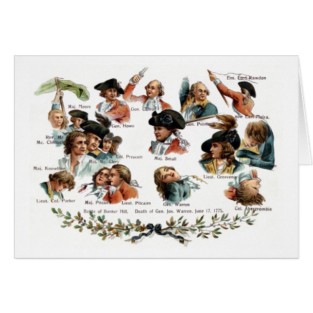 Porträtt för bunkerbackestrid hälsningskort (Framsidan Horizontal)