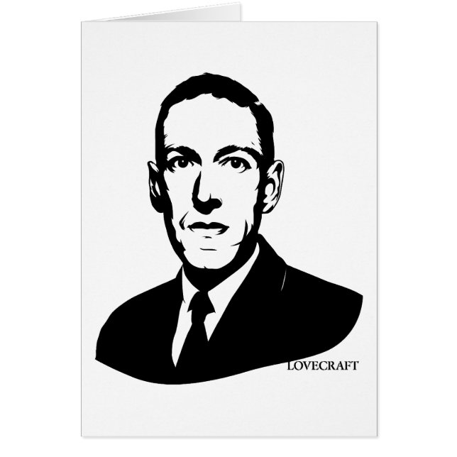 Porträtt för HP Lovecraft Hälsningskort (Framsidan)