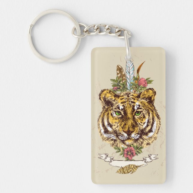 Porträtt för tigerBoho stil (Framsidan)