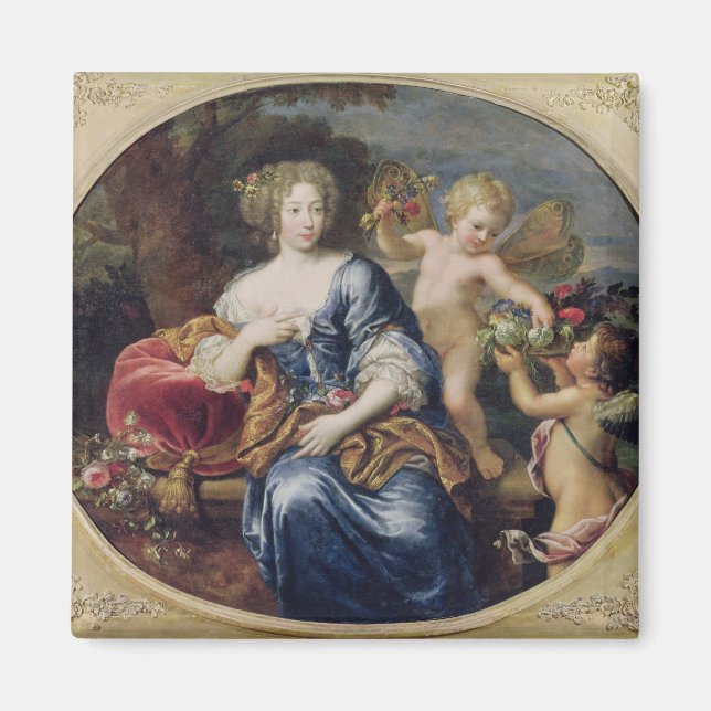 Porträtt förmodas vara Francoise-Athenais Magnet (Framsidan)