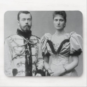 Porträtt fotograferar av tsaren Nicholas II Musmatta