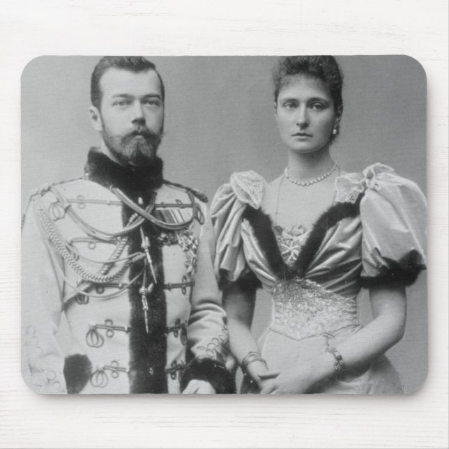 Porträtt fotograferar av tsaren Nicholas II Musmatta (Framsidan)