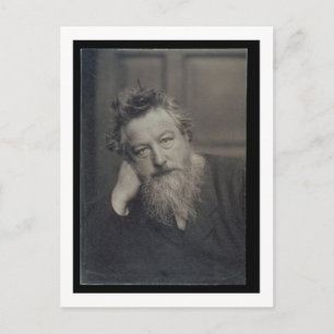 Porträtt-fotografi av William Morris (1834-96) av Vykort