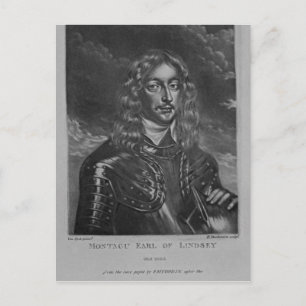 Porträtt från 2:a Earl of Lindsay Vykort