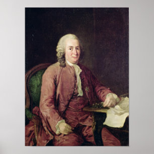 Porträtt från Carl von Linnaeus Poster