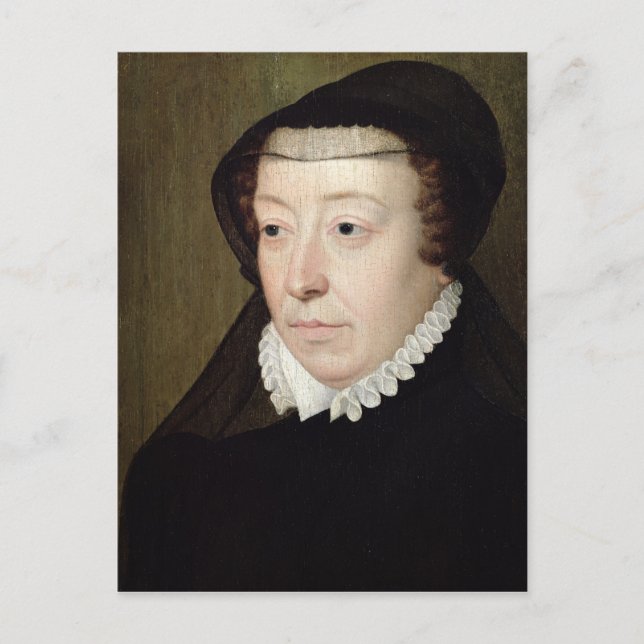 Porträtt från Catherine de Medici Vykort (Framsida)