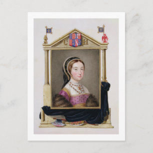 Porträtt från Catherine Howard (c.1520-d.1542) 5th Vykort