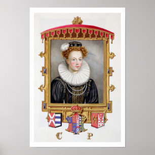 Porträtt från Catherine Parr (1512-1548) Sjätte fr Poster