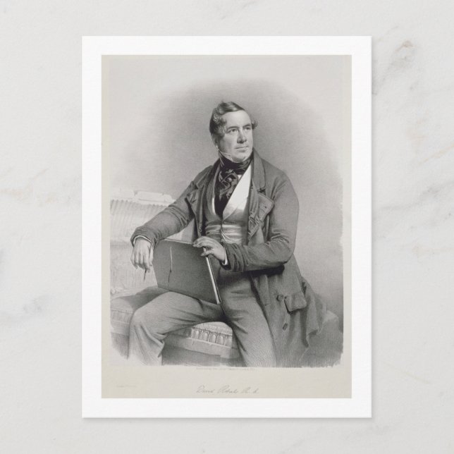 Porträtt från David Roberts (1796-1864) frontispie Vykort (Framsida)