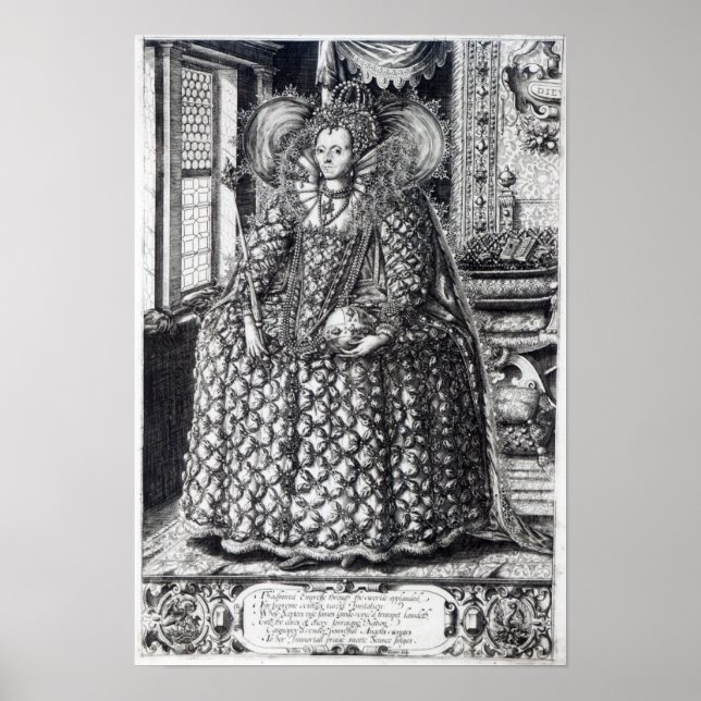 Porträtt från drottning Elizabeth I Poster (Framsidan)