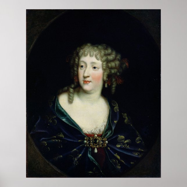 Porträtt från drottning Marie-Therese of Frankrike Poster (Framsidan)