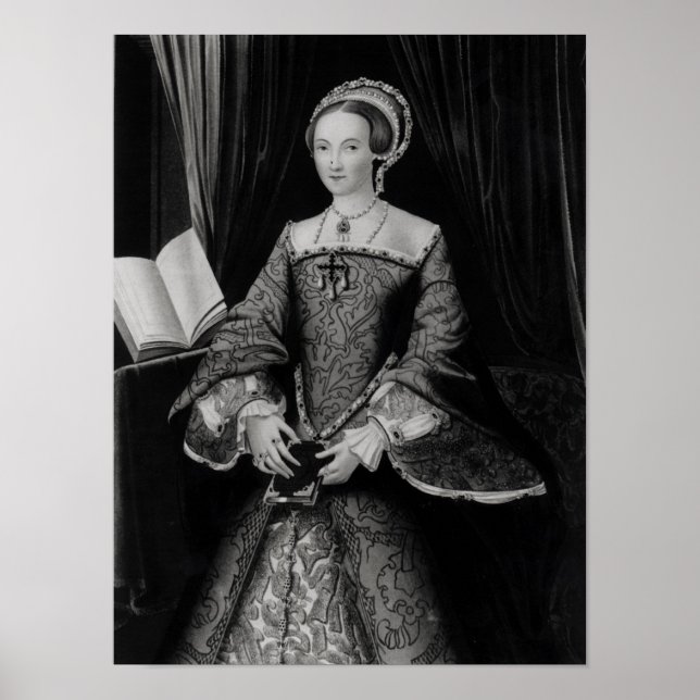 Porträtt från Elizabeth I när Princess c.1546 Poster (Framsidan)