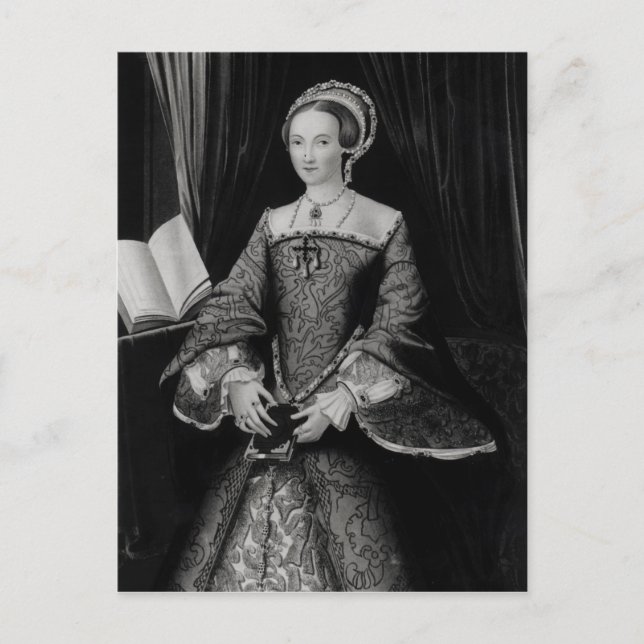 Porträtt från Elizabeth I när Princess c.1546 Vykort (Framsida)