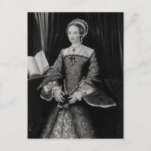 Porträtt från Elizabeth I när Princess c.1546 Vykort