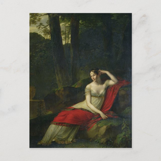 Porträtt från Empress Josephine , 1805 Vykort (Framsida)
