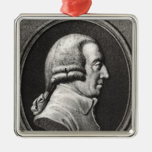 Porträtt från en medaljong av den Adam smeden Julgransprydnad Metall