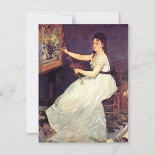 Porträtt från Eva Gonzales Vykort