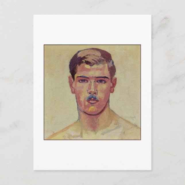 Porträtt från Hans Adam av Amiet Vykort (Framsida)