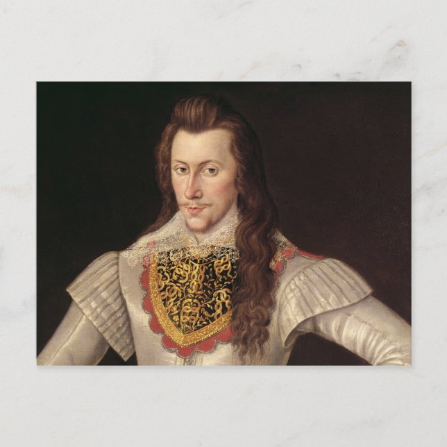 Porträtt från Henry Wriothesley 3rd Earl Vykort (Framsida)