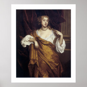 Porträtt från Hon. Mary Wharton Poster