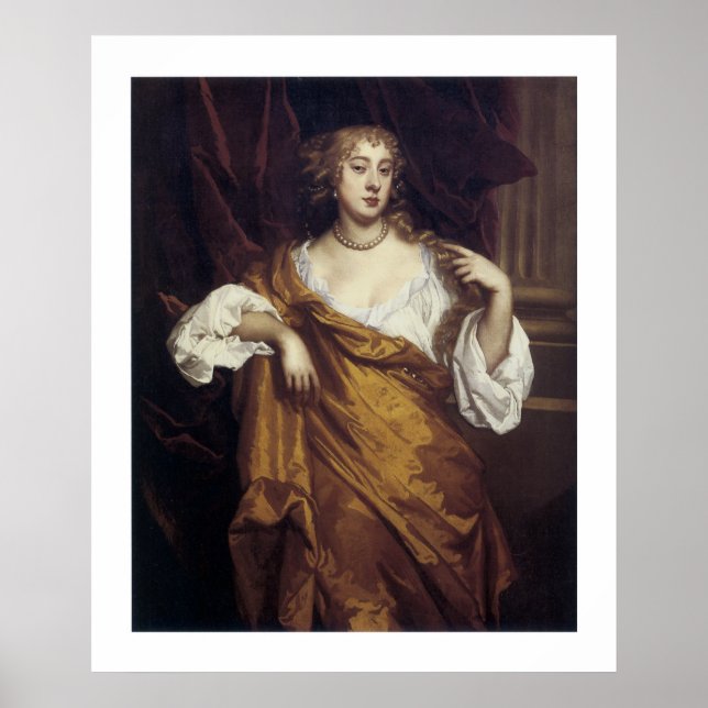 Porträtt från Hon. Mary Wharton Poster (Framsidan)