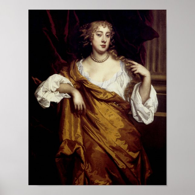 Porträtt från Hon. Mary Wharton Poster (Framsidan)