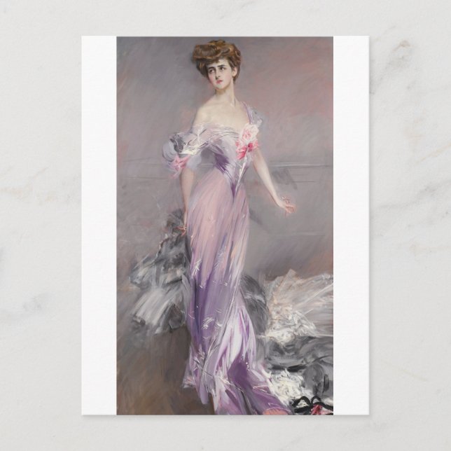 Porträtt från Howard Johnston av Boldini Vykort (Framsida)