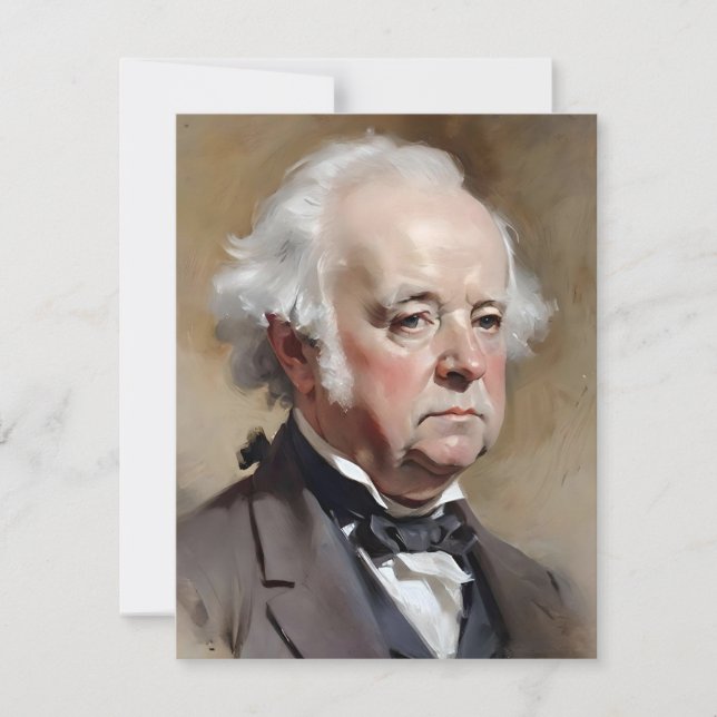 Porträtt från John Adams - USA:s presidenter Se Julkort (Framsida)