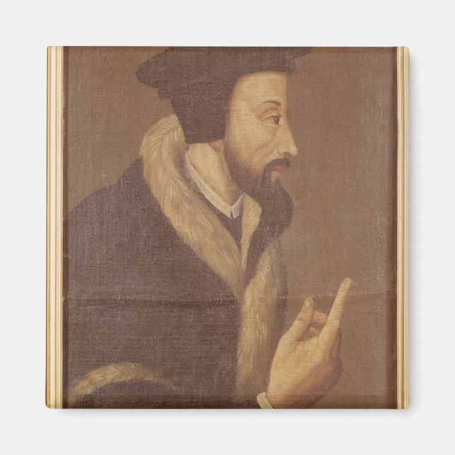 Porträtt från John Calvin Magnet (Framsidan)