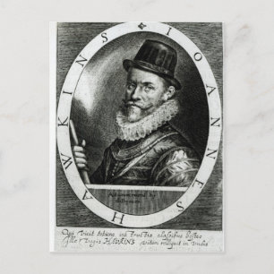 Porträtt från John Hawkins Vykort