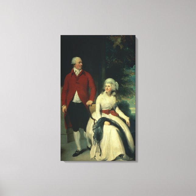 Porträtt från John Julius Angerstein (1735-1823) o Canvastryck (Framsida)