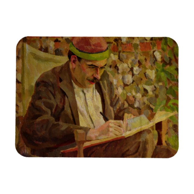 Porträtt från John Maynard Keynes (1883-1946) (olj Magnet (Horisontell)
