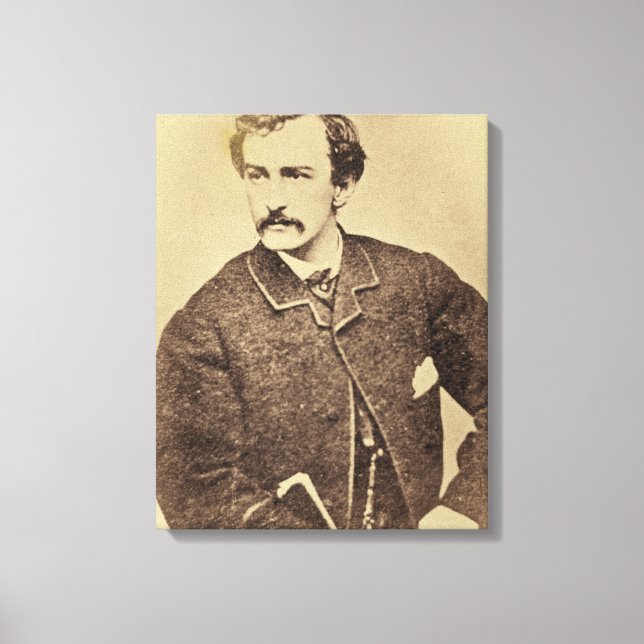Porträtt från John Wilkes Booth | 1861-65 Canvastryck (Framsida)